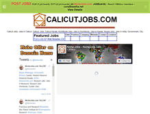 Tablet Screenshot of calicutjobs.com